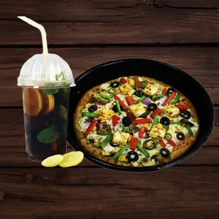 8” Pizza Combo (Veg)