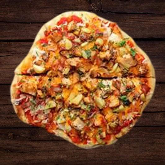 9 inch Thin Crust Roasted Chicken Pizza