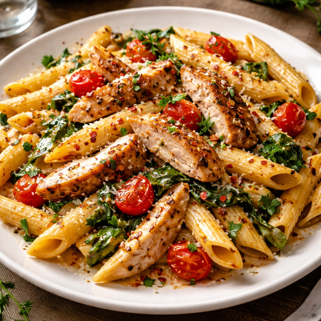 Roasted Chicken Pasta (200gm)