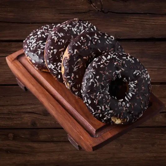 Dark Chocolate Donuts – Pack of 4