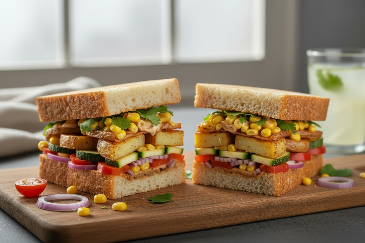 Corn & Potato Sandwich