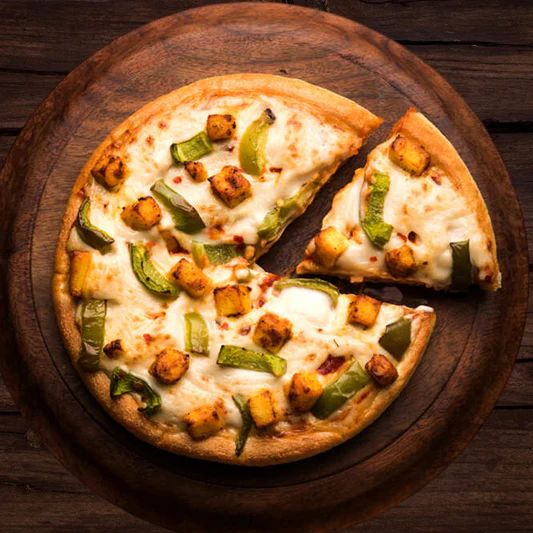 paneer delight pizza fresh baked